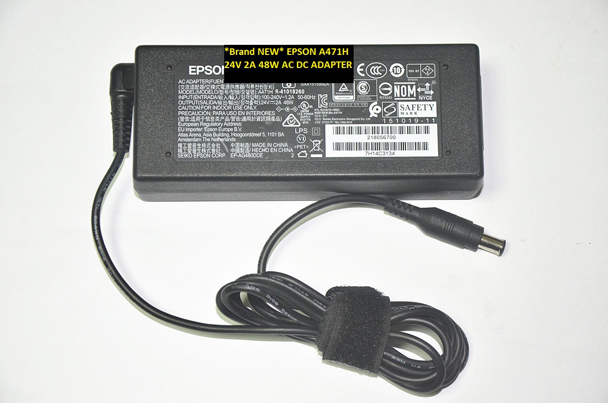 *Brand NEW* EPSON A471H 24V 2A 48W AC DC ADAPTER